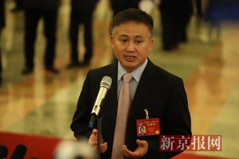 人民银行副行长外汇管理局局长潘功胜。本组图片摄影：新京报记者 陈杰