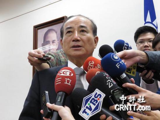 前台湾“立法院长”王金平（图片来源：中评社）