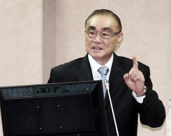  台当局“国防部长”冯世宽。（图片来源：台湾《联合报》）