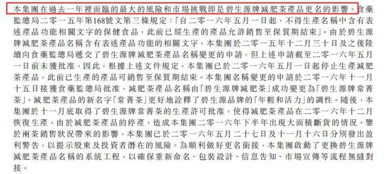 ▲图片来源:碧生源2016年年报