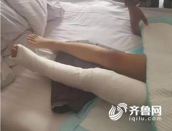 女孩伤情严重