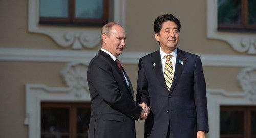 安倍与普京。资料图