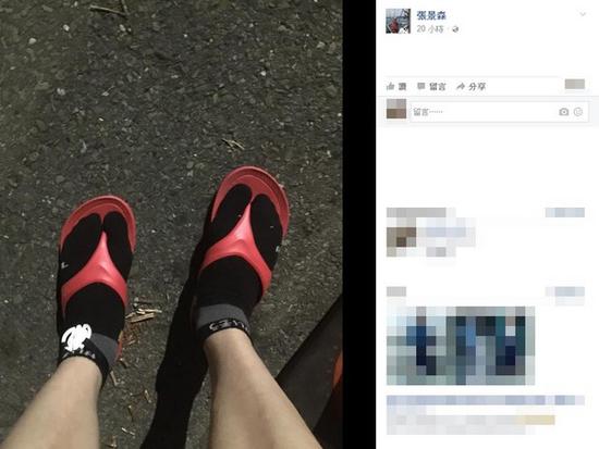 张景森谈盘查风波竟称，承认夹脚拖是正式服装刻不容缓。（图片来源：张景森Facebook）
