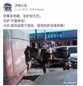 国新办原主任批济南公安济南公安疑似怼网友微博截图