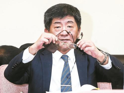 台当局“卫福部”成立少子化办公室，“卫福部长”陈时中表示三个月内会统合资源提方案。 图片来源：台湾《联合报》