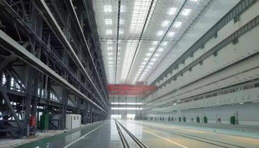 资料图片：中国已建成的世界最大核潜艇生产厂房（图片来源网络）