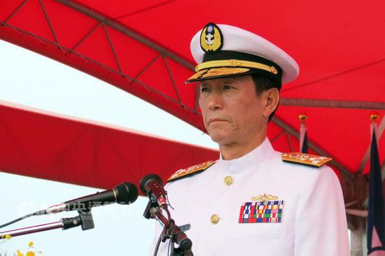 台军新任“参谋总长”李喜明出身海军（图片来源：“中央社”）