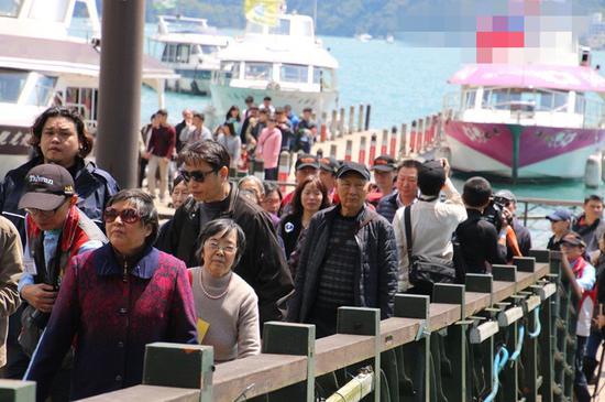 大陆游客赴台盛况不再。（图片来源：台湾《联合报》）