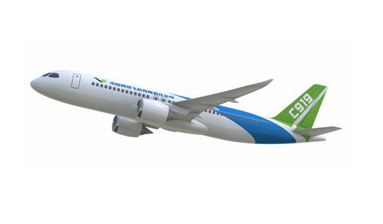 C919客机。资料图