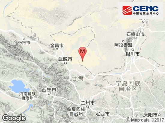 内蒙古阿左旗3日发生5.0级地震 已致510人受灾