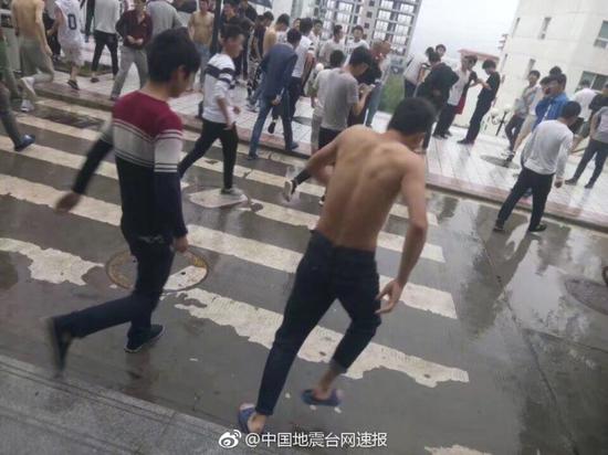 来自兰州某大学的现场照片