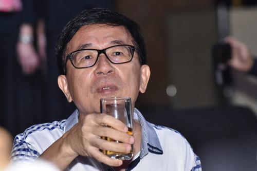 陈水扁参加凯达格兰基金会举办的募款餐会。（图片来源：台湾“东森新闻云”）