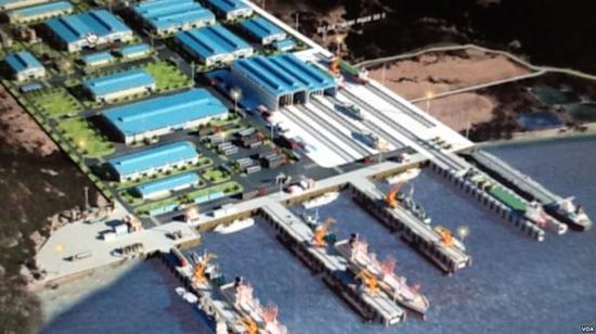 俄羅斯智庫戰略與技術分析中心在博客上發表的X-52船廠3D效果圖。(美國之音電台網站)