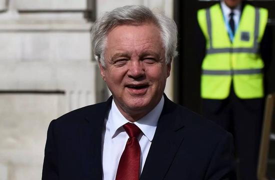  英国“脱欧”事务大臣戴维。戴维斯（新华社/路透）&nbsp;