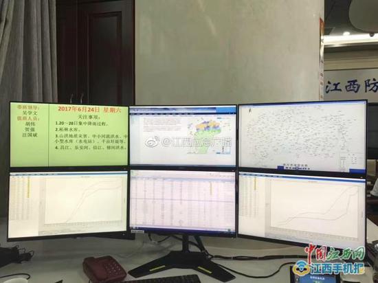 6月24日,修水县全面进入防汛应急状态