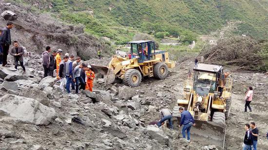 四川茂县发生山体高位垮塌当地启动Ⅰ级响应