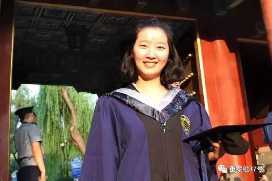 ▲失踪女留学生章莹颖。 家属提供寻人资料图