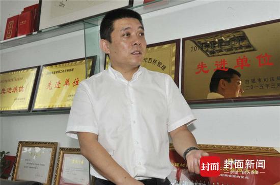 “白银案”原告人口高承勇的辩护状师朱爱军。