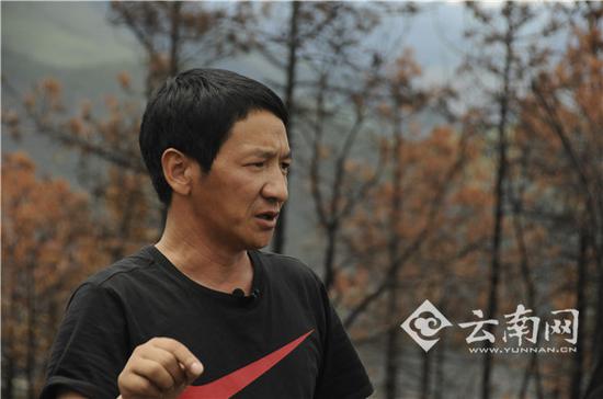 哈巴雪山保护区管理所所长张文擎介绍事发情况