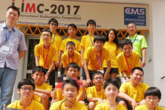 图为台湾地区代表队（图片来源：台媒）