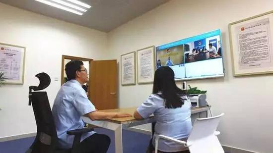 网上法庭与人民调解室远程对接