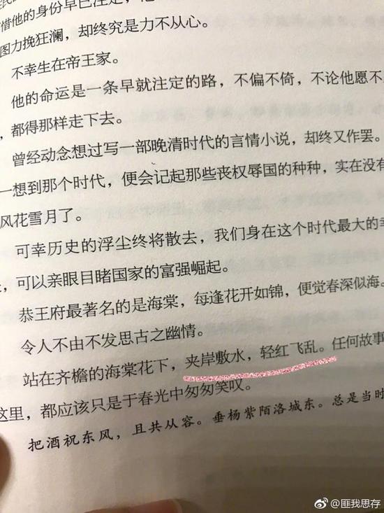 匪我思存斥流潋紫抄袭 如懿传连错别字都抄|流