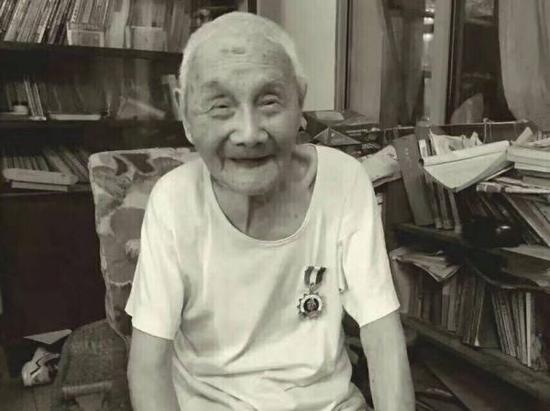 陶基烈老人照片。本文图片均来自苏州新闻网