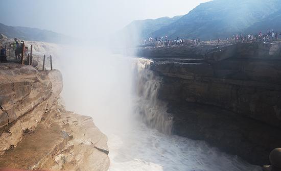 陕西延安，宜川县黄河壶口瀑布。视觉中国 资料