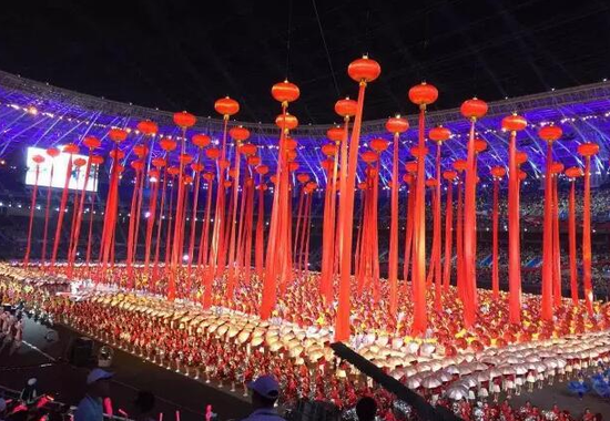 第十三届全运会开幕式：天津元素讲中国故事