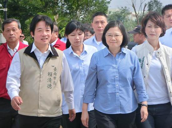 蔡英文赖清德被爆有心结。(图片来源:台湾《中时电子报》)