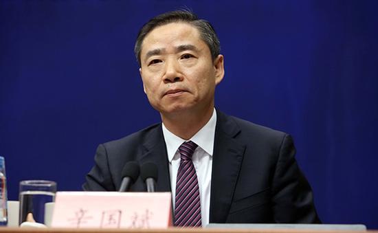 工信部副部长辛国斌。视觉中国 资料图