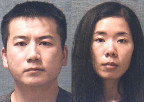 赵亮(左)将指证妻子陈明明(右)