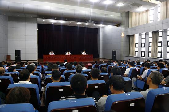 大会现场。 本文图片均来自河北工业大学新闻网