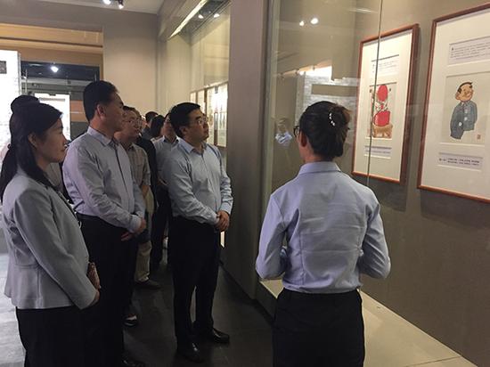 西安党员干部观光漫展。 本文图均为 汹涌新闻记者 王健 图