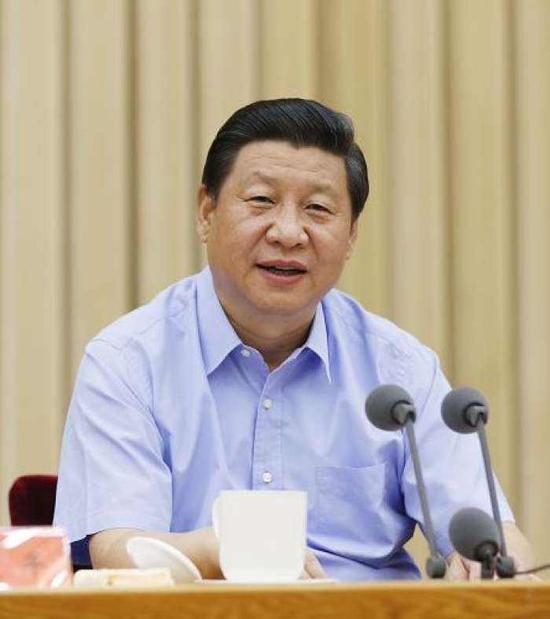 2013年8月19日,中共中央总书记、国家主席、中央军委主席习近平在天下宣传头脑事情集会上揭晓主要讲话。新华社记者 鞠鹏 摄