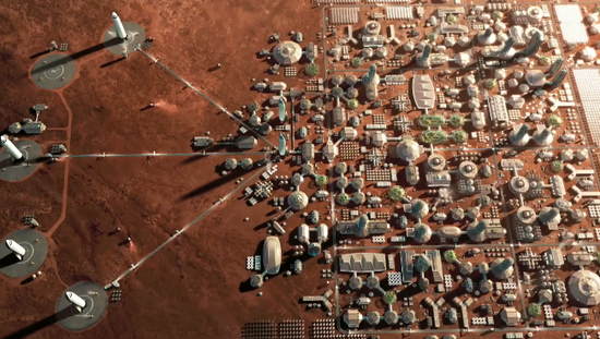 埃隆·马斯克曝光“火星城”梦想图景：会是个美丽的