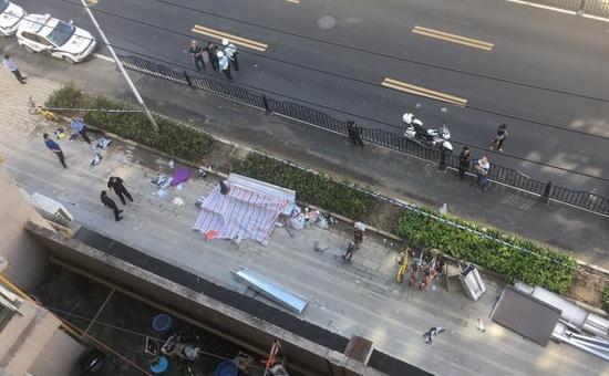 事发现场。 网友供图