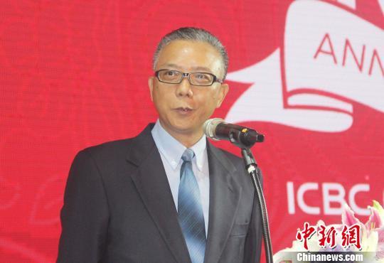 中国驻东盟大使徐步到场祝贺。 林永传 摄