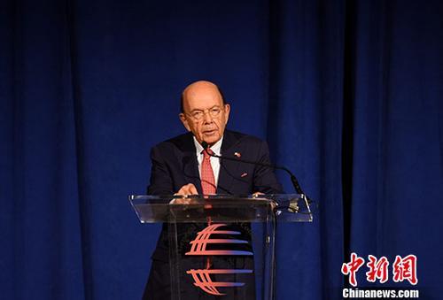 资料图：美国商务部长罗斯 中新社记者 刁海洋 摄