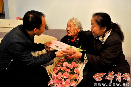 西安最年长老人已114岁 90多岁时还撵过兔子(图)