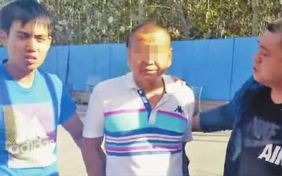 被警方抓获后的李忠臣 警方供图