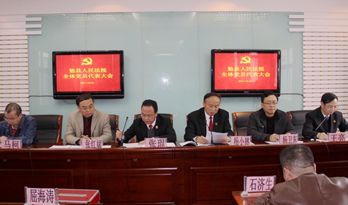 勉县法院召开机关党委成立暨委员选举大会|机