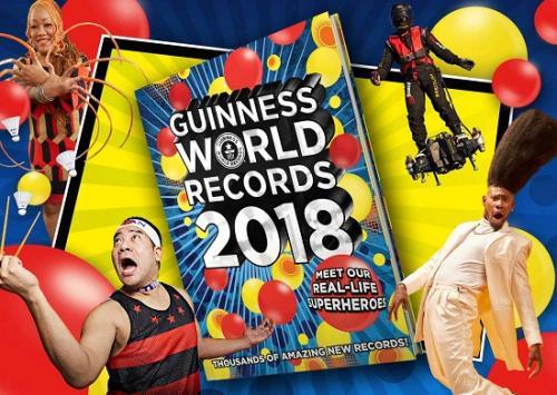 2018《吉尼斯世界纪录大全》（图片来源：吉尼斯世界纪录官网）