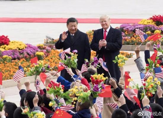 中国罕见高规格欢迎特朗普：7名政治局成员到场