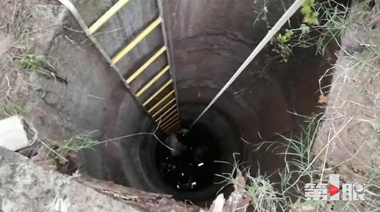10米深井上只盖一块木板 女子一脚踏空坠入井底
