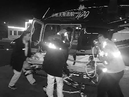冀中学生呼吸心跳骤停 直升机1小时送达北京医院