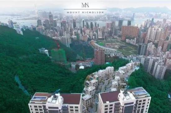 Mount Nicholson小区可眺望维港  图片来源：房天下