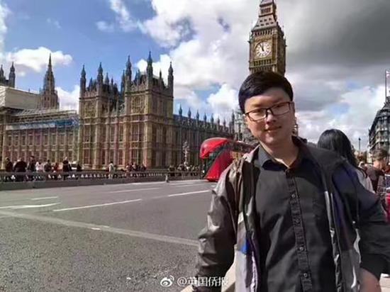 1名中国留学生在英国爱丁堡失联 亲友已报警(图)