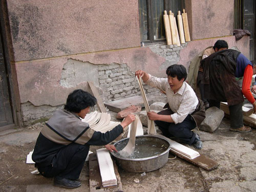 德格印经院藏族雕版印刷技艺