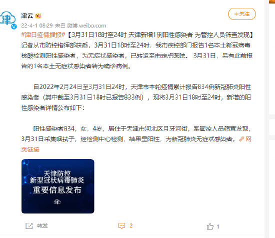 天津新增19名阳性感染者
(天津新增19名阳性感染者轨迹) 天津新增19名阳性感染者
(天津新增19名阳性感染者轨迹)